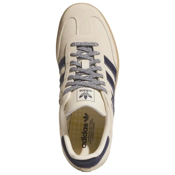 Adidas Originals Samba Kids’ Warm Vanilla/Night Indigo Gum (GS) Sneaker—K2 - Picture 9 of 14